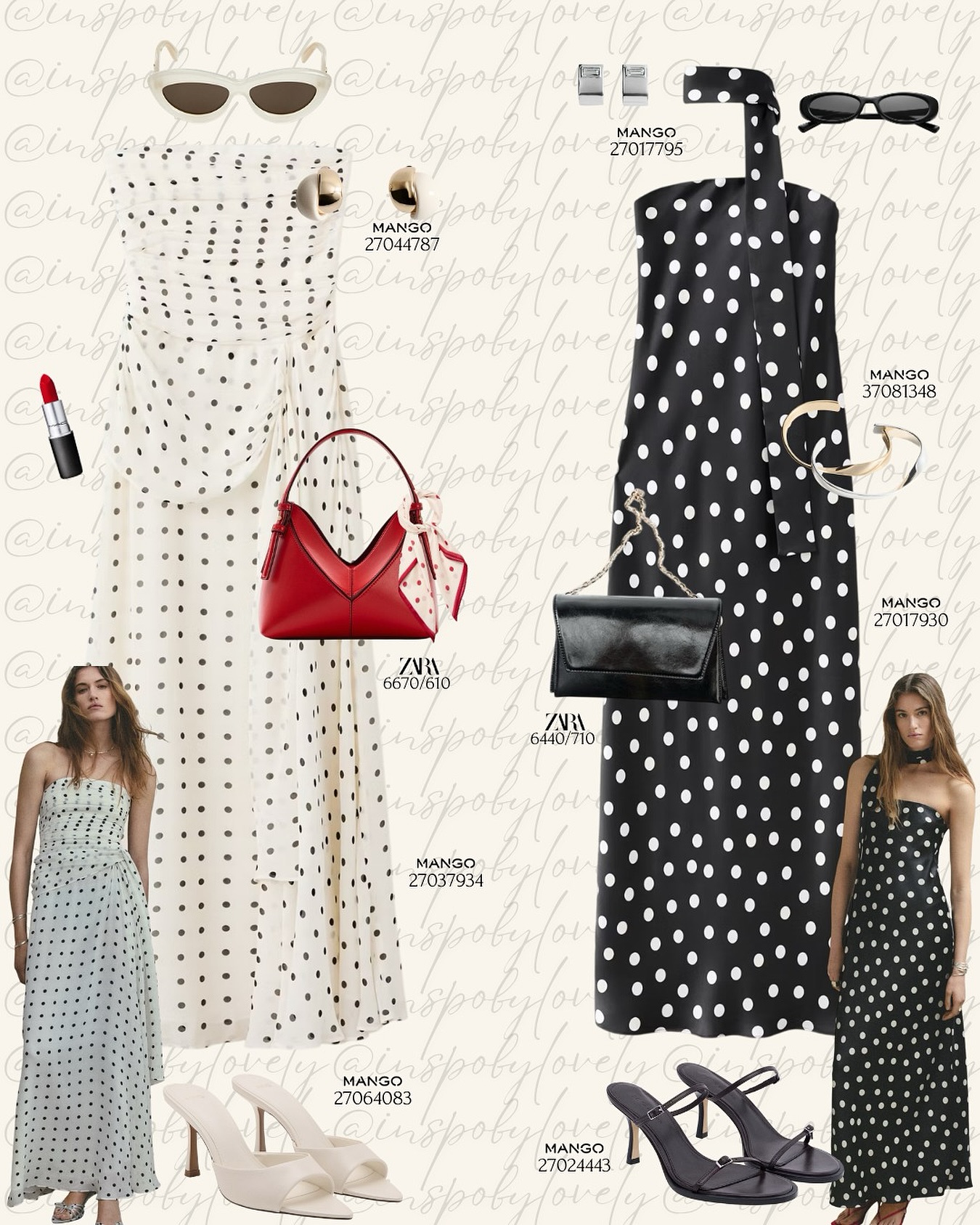 Polka Dot Dresses in Black and White: Graphic Occasionwear with a Confident Twist